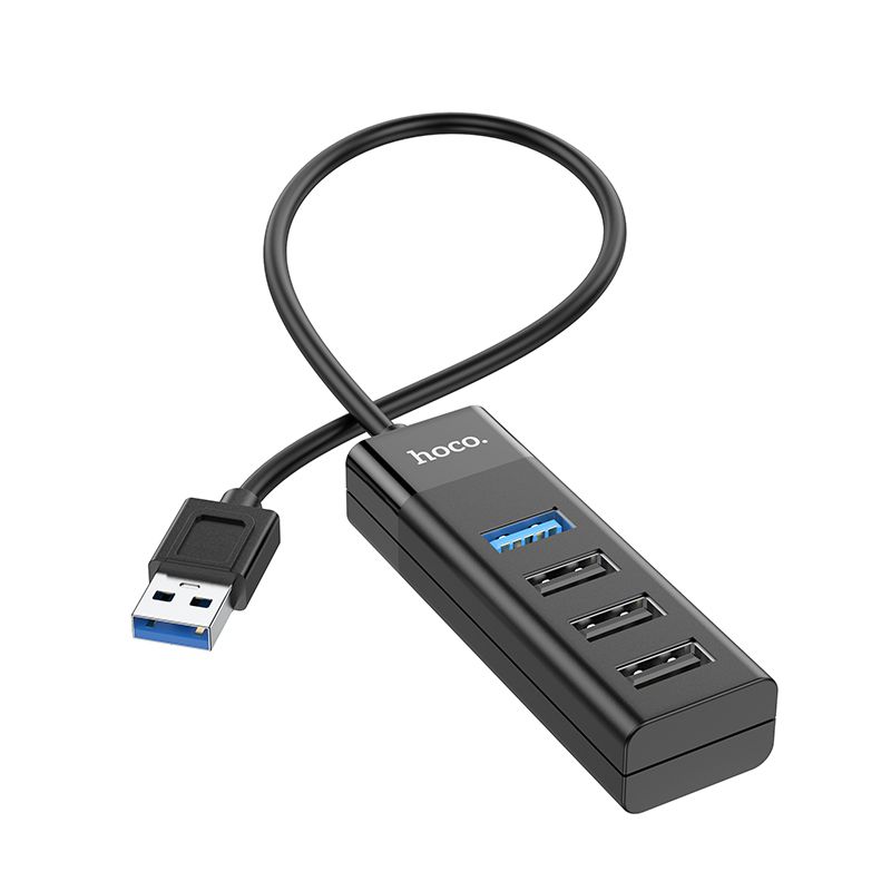 Hoco 4 poorts HUB Cable - USB-A naar USB-A 2.0 en 3.0 Hoco 4 poorts HUB Cable - USB-A naar USB-A 2.0 en 3.0